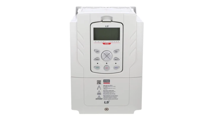 Przemiennik częstotliwości LSIS serii H100 (HVAC) 1,5kW 3x400V AC filtr EMC C3 klawiatura LED LSLV0015H100-4COFN