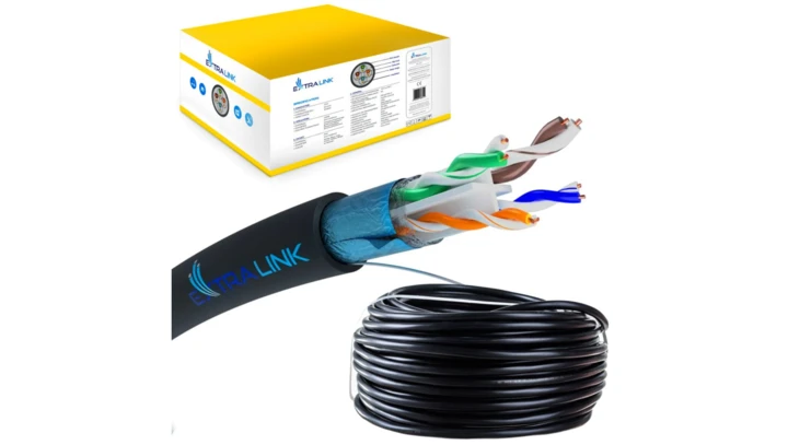 Kabel sieciowy skrętka 305M Extralink CAT6 FTP (F/UTP) Zewnętrzny żelowany