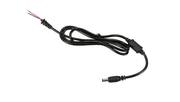 Kabel zasilający prosty DC JACK 5.5/2.1mm 1m Extralink