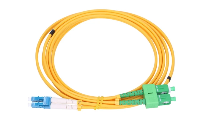 Patchcord Jednomodowy, Duplex, G657A, 3mm, 1m Extralink SC/APC-LC/UPC