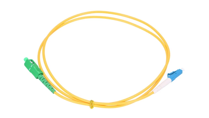 Patchcord Jednomodowy, Simplex, G657A, 3mm, 1m Extralink SC/APC-LC/UPC