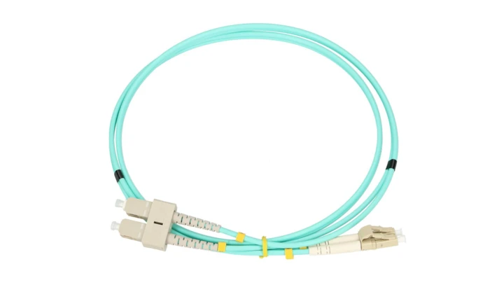 Patchcord Wielomodowy, OM3, Duplex, 3mm, 2m Extralink LC/UPC-SC/UPC