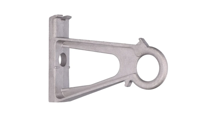 Wspornik słupowy oczkowy 171 x 80mm Extralink CS1500