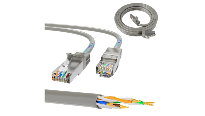 Patchcord LAN Miedź Kabel sieciowy skrętka Extralink Kat.5e UTP 1m