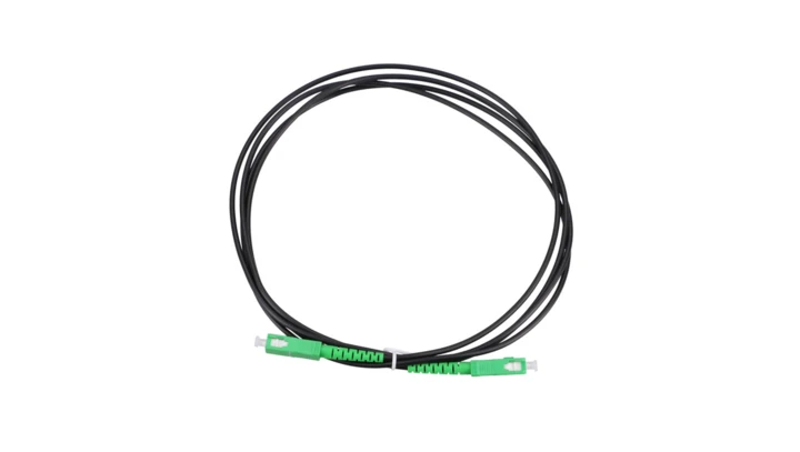 Patchcord Jednomodowy, Simplex, 3mm, 3m Extralink SC/APC-SC/APC Czarny