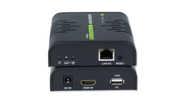 Techly KVM Extender HDMI+USB po skrętce Cat5e/6 do 120m IDATA HDMI-KVM2