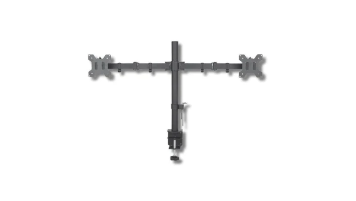 Podwójne ramię biurkowe 2X TV/LED/LCD 13-27 CALI 20KG Obrotowe ICA-LCD 382-D