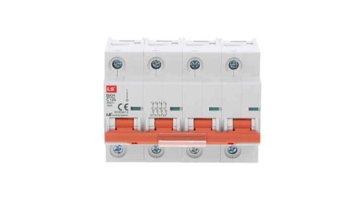 Wyłącznik nadprądowy 1,5 modułu 4P C 125A 10KA BKH 4P C125A 06110364R0