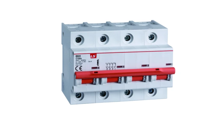 Wyłącznik nadprądowy 1,5 modułu 4P D 63A 10KA BKH 4P D63A 06110365R0