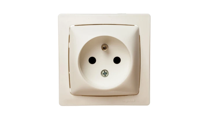 OTEO Gniazdo pojedyncze z/u 16A z przesłonami białe 086027