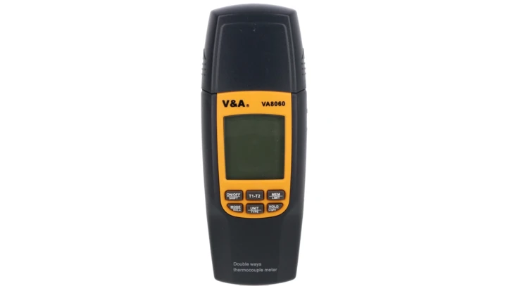 Przenośny dwukanałowy miernik temperatury VA8060