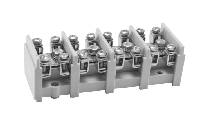 Odgałęźnik instalacyjny 4-torowy (1x35mm²/4x16mm²) LZ 4*35/16 wyk.11 mocowanie do podłoża, szary 84172002