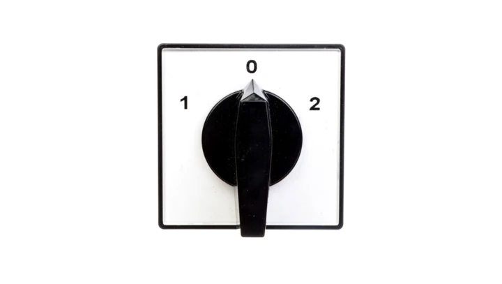 Łącznik krzywkowy 1-0-2 6P 25A do wbudowania 4G25-77-U