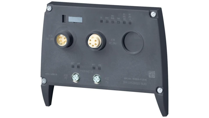 Moduł komunikacyjny SIRIUS z ProfiNET z zdejmowalnym połączeniem 2 x M12 3RK1335-0AS01-0AA0