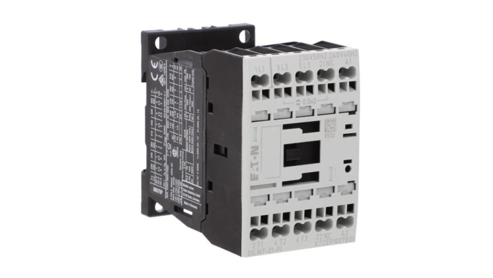 Stycznik mocy DILM7-01(230V50HZ,240V60HZ)-PI 3P 380 V 400 V 3 kW 1R 230 V AC Push-In 199224