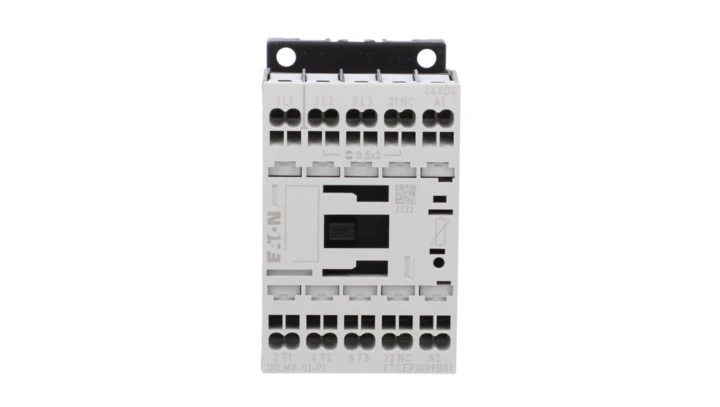 Stycznik mocy DILM9-01(24VDC)-PI DILM 3P 380 V 400 V 4 kW 1R 24 V DC Push-In 199238