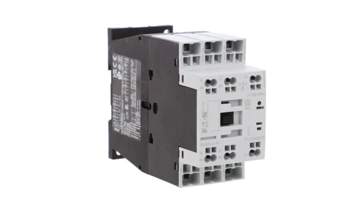 Stycznik mocy DILM25-11(24V50/60HZ)-PI 3P 380 V 400 V 11 kW 1Z+1R 24 V AC Push-In 199286