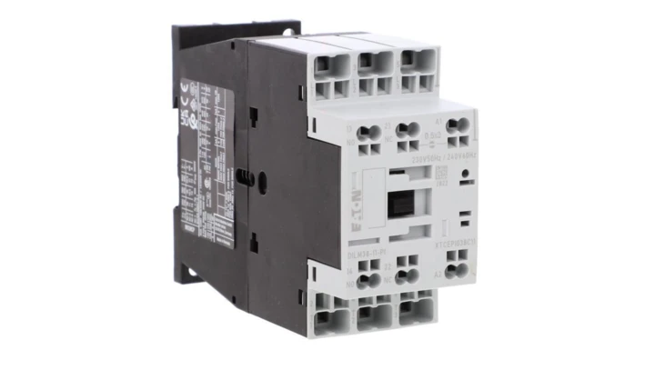 Stycznik mocy DILM38-11(230V50HZ,240V60HZ)-PI 3P 380 V 400 V 18.5 kW 1Z+1R 230 V AC Push-In 199294