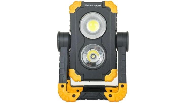 Projektor LED przenośny akumulatorowy ANTLIA 10W 1000lm 6000K szary IP44 GW-0022