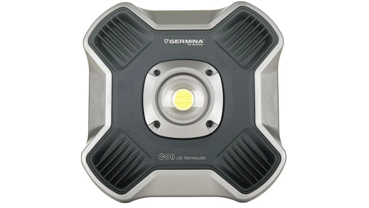 Projektor LED przenośny akumulatorowy 10W 2000lm 6500K szary IPX4 GW-0026