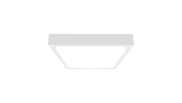 Plafoniera LED 24W 2400lm 4000K IP44 Kwadrat Mleczny Biała Ramka 7628