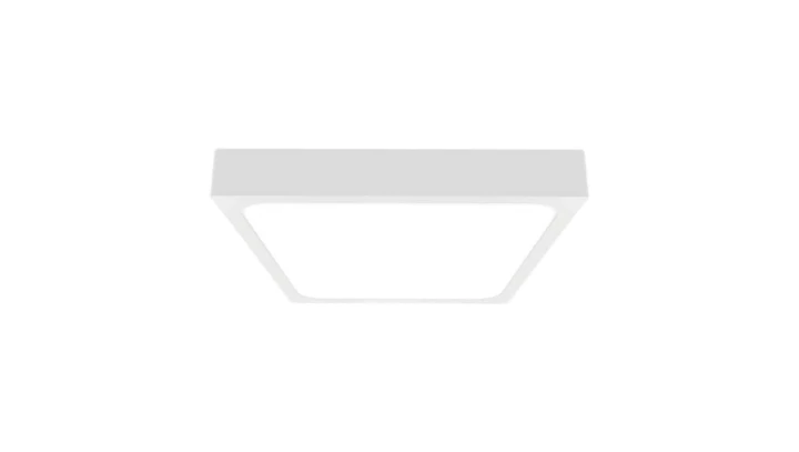 Plafoniera LED 30W 3000lm 4000K IP44 Kwadrat Mleczny Biała Ramka z mikrofalowym czujnikiem ruchu 7668