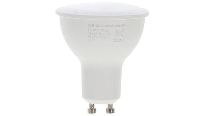 ŹRÓDŁO LED SAMSUNG INSIDE 230V GU10 8W 760LM 6500K 120ST D84-SLB-GU10-APM-080-6K