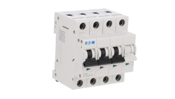 Wyłącznik nadprądowy 3P+N D 1,6A 15kA AC FAZ-D1,6/3N 278985