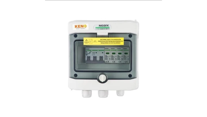 Skrzy. przy. Rozdzielnica przyłączeniowa AC z ogranicznikiem przepiec typ 2, 20A 3-F SH-86 AC