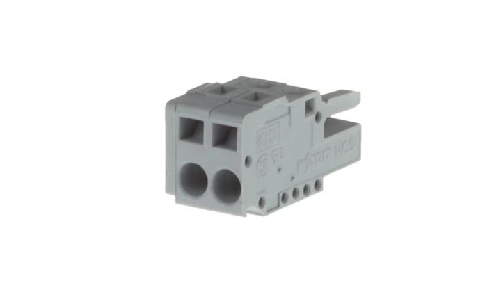 Gniazdo MCS-MIDI Classic 2-biegunowe szare raster 5mm 231-102/026-000 /100szt./