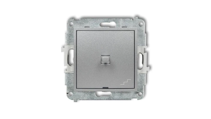 ICON Mechanizm łącznika schodowego w stylu amerykańskim srebrny metalik 7IWPUS-3