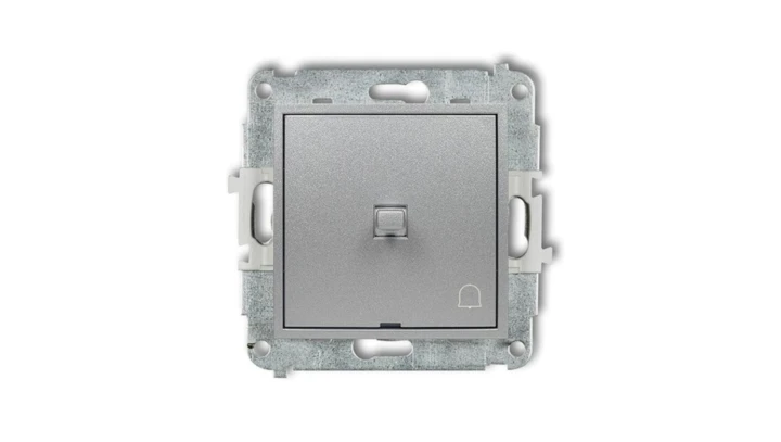 ICON Mechanizm łącznika zwierny dzwonek w stylu amerykańskim srebrny metalik 7IWPUS-4