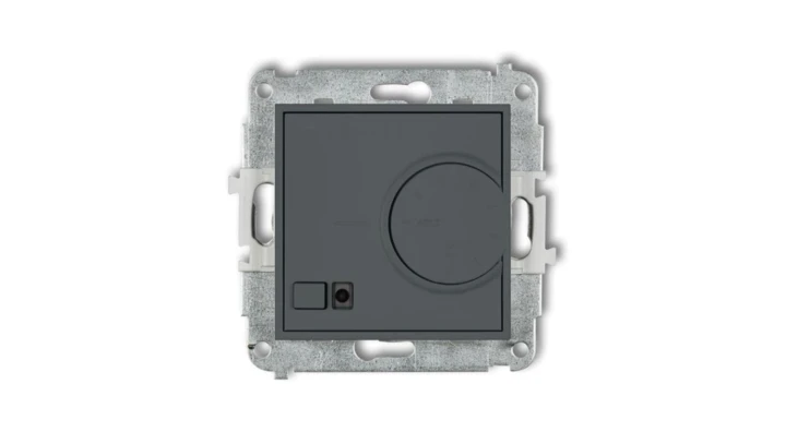 ICON Mechanizm elektronicznego regulatora temperatury z czujnikiem podpodłogowym grafitowy mat 28IRT-1