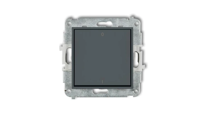 ICON Mechanizm łącznika dwubiegunowego grafitowy mat 28IWP-9