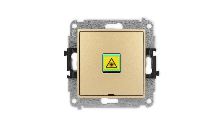 ICON Mechanizm gniazda światłowodowego/optycznego pojedynczego, bez pola opisowego złoty 29IGOPBO-1