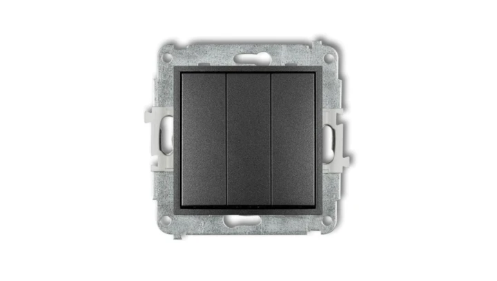 ICON Mechanizm łącznika potrójnego grafitowy 11IWP-7