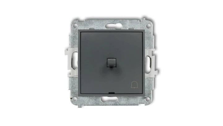 ICON Mechanizm łącznika zwierny dzwonek w stylu amerykańskim grafitowy mat 28IWPUS-4