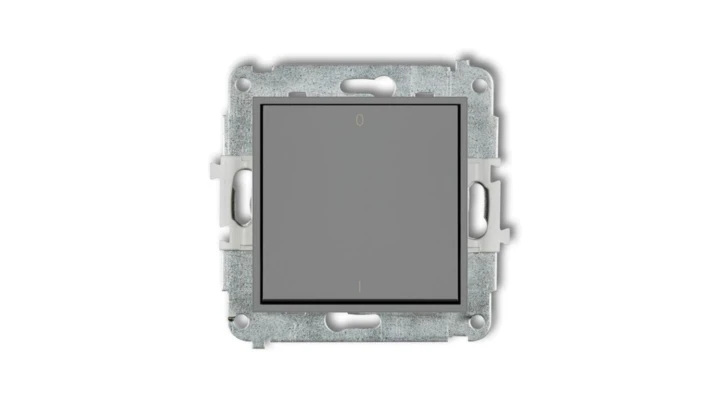 ICON Mechanizm łącznika dwubiegunowego szary mat 27IWP-9