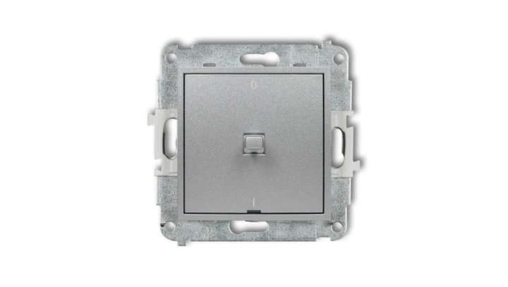 ICON Mechanizm łącznika dwubiegunowego w stylu amerykańskim srebrny metalik 7IWPUS-9