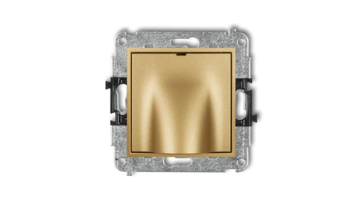 ICON Mechanizm wypustu kablowego złoty 29IWPK