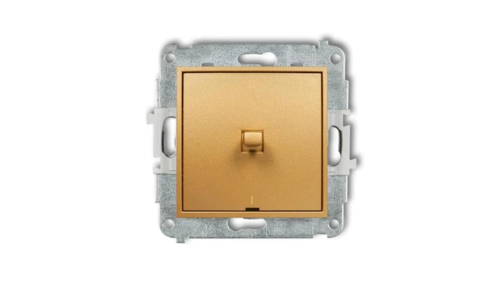 ICON Mechanizm łącznika dwubiegunowego w stylu amerykańskim złoty 29IWPUS-9