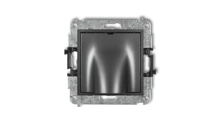 ICON Mechanizm wypustu kablowego grafitowy 11IWPK