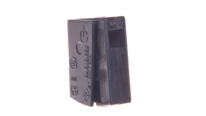 Szybkozłączka oświetleniowa 2,5mm2 wykonanie dla podwyższonej temperatury 120st.C czarna 224-104 /100szt./