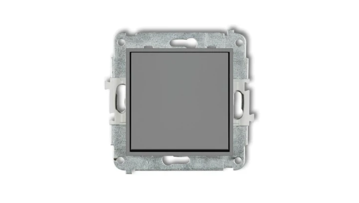 ICON Mechanizm łącznika krzyżowego (jeden klawisz bez piktogramu) szary mat 27IWP-6.1
