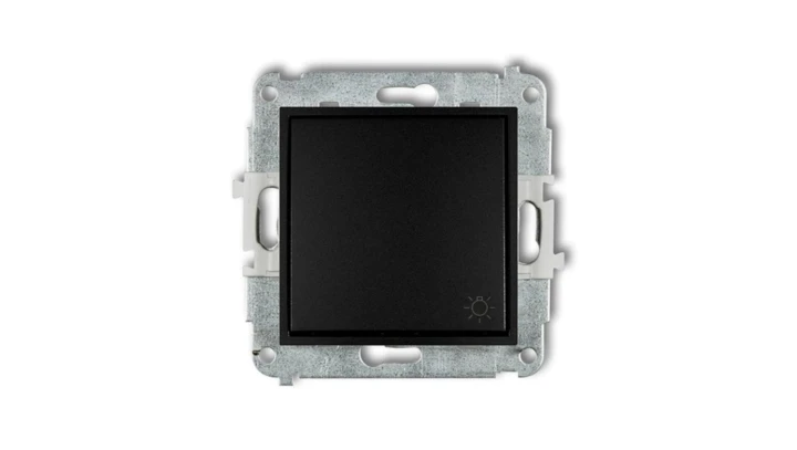 ICON Mechanizm łącznika zwierny światło czarny mat 12IWP-5