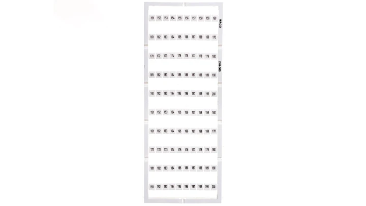 Oznaczniki Mini-WSB 2x 151-200 biały 248-509 /5szt./