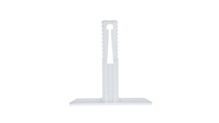 Podstawa oznacznika grupowego 6mm montaż zatrzaskowy regulacja wysokości biała 249-120 /25szt./