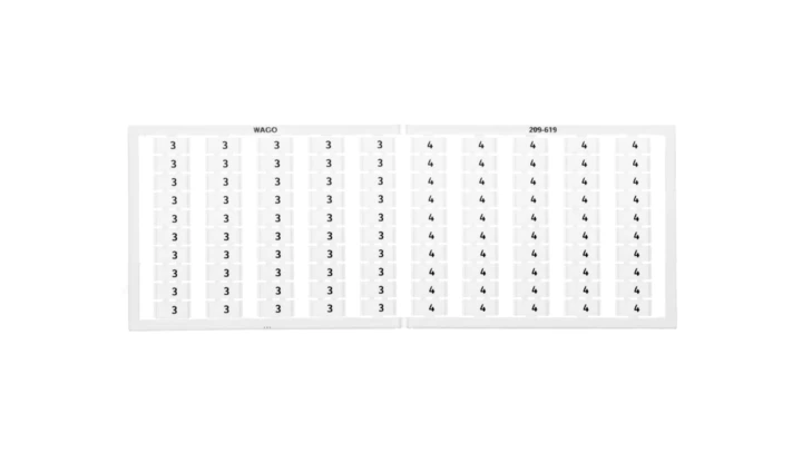 Ramka z oznacznikami 50x 3/4 209-619 /5szt./