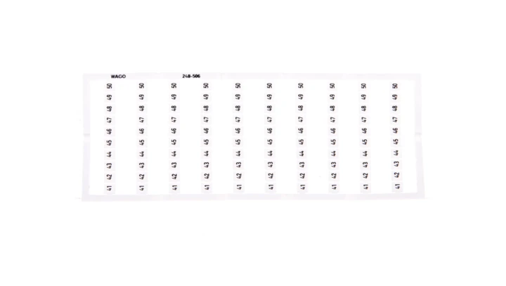 Oznaczniki Mini-WSB 10x 41-50 biały 248-506 /5szt./
