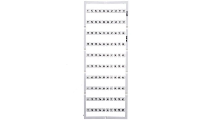 Oznaczniki Mini-WSB 10x 51-60 biały 248-569 /5szt./